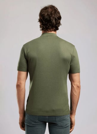 Lee Cooper Haki Erkek Regular Fit Polo T-Shirt 262 LCM 242023 DENISE HAKİ