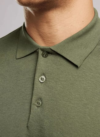 Lee Cooper Haki Erkek Regular Fit Polo T-Shirt 262 LCM 242023 DENISE HAKİ