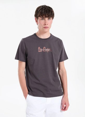 Lee Cooper Antrasit Erkek Regular Fit T-Shirt 262 LCM 242032 ORAK KAHVE