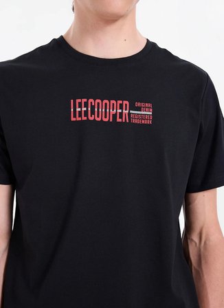 Lee Cooper Siyah Erkek Regular Fit T-Shirt 262 LCM 242045 ORI SİYAH