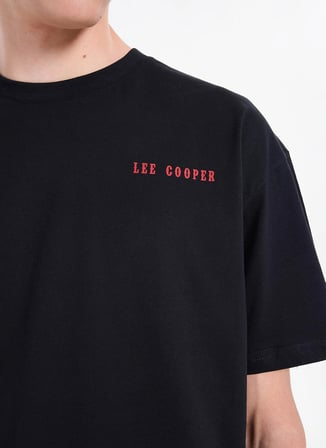 Lee Cooper Siyah Erkek Loose Fit T-Shirt 262 LCM 242049 GIAN SİYAH