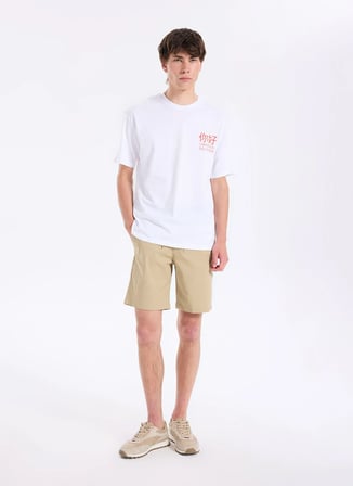 Lee Cooper Beyaz Erkek Loose Fit T-Shirt 262 LCM 242050 JOSUE BEYAZ
