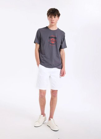 Lee Cooper Antrasit Erkek Regular Fit T-Shirt 262 LCM 242054 PREMIUM ANTRASİT