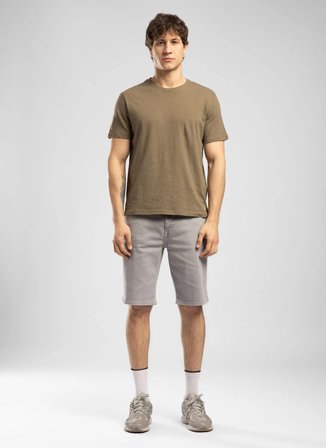 Lee Cooper Haki Erkek Regular Fit T-Shirt 262 LCM 242058 NICCO HAKİ