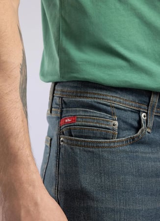 Lee Cooper Gri  Erkek Slim Fit Denim Pantolon 262 LCM 121063 JACK OCTOPUS JNB