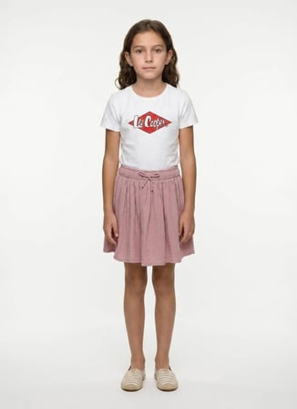 Lee Cooper Gül Kurusu Kız Çocuk Diz Üstü Etek 262 LCG 226001 NANA GÜL KURUSU