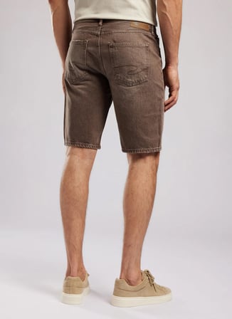 Lee Cooper Kahverengi Erkek Regular Fit Denim Şort 262 LCM 121065 DYLAN ROSADA BRK