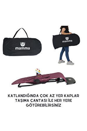 Mamma Smile Sallanır Üç Kademeli Ana Kucağı + Oyuncak Aparatı