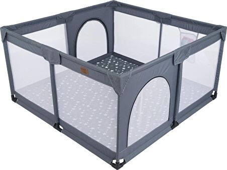 Mamma Playard Güvenli Bebek Ve Çocuk Oyun Alanı Oyun Parkı 125x125 Oyun Matı Ve Topları