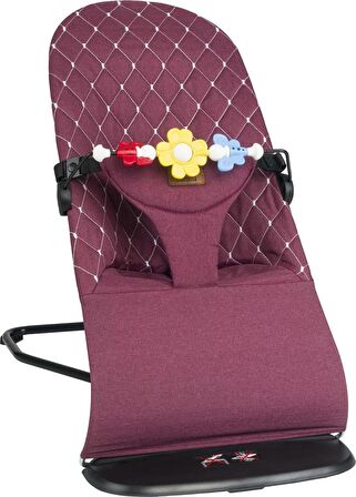 Mamma Smile Cotton Toy Sallanır Üç Kademeli Ana Kucağı + Oyuncak Aparatı