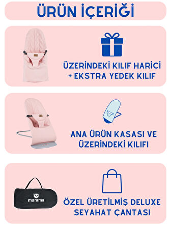 Mamma Deluxe Cotton Ana Kucağı + Ekstra Kılıf ve Seyahat Çantası