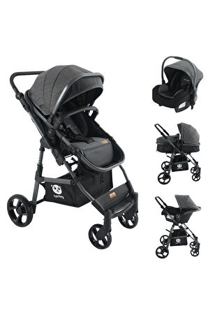 Mamma Flex 6 in 1 Yeni Nesil Amortisörlü Çift Yönlü Travel Sistem Bebek Arabası