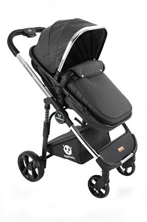 Mamma Chrome 6 in 1 Yeni Nesil Krom Kaplamalı Amortisörlü Özel Tasarım Travel Sistem Bebek Arabası