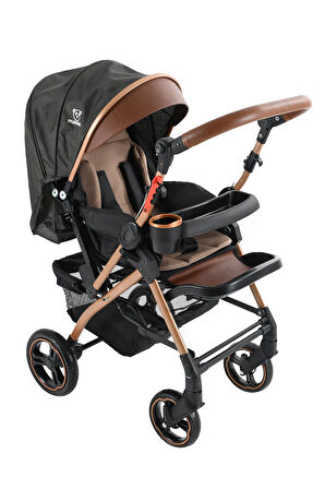 Mamma Elite 6 in 1 Yeni Nesil Mama Tablalı Çift Yönlü Alüminyum Bebek Arabası