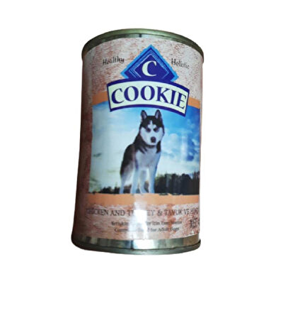 COOKİE TAVUKLU YETİŞKİN KÖPEK KONSERVESİ 400 GRAM