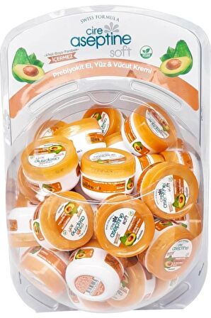 Cire Aseptine Krem 30ml Prebiyotik Avokado 50'li Stand