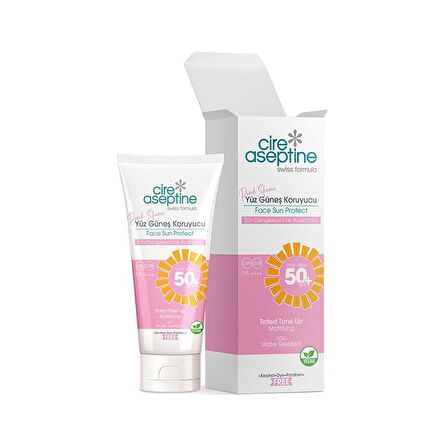 Cire Aseptine Güneş Koruyucu Yüz Ton Dengeleyici SPF 50+ 50Ml