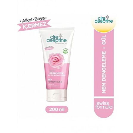 CİRE ASEPTİNE SOFT GÜL EL,YÜZ&VÜCÜT KREMİ 200 ML