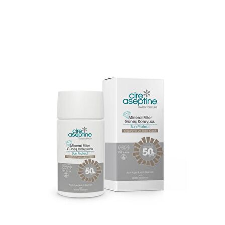 Cire Aseptine Mineral Filtreli Güneş kremi Yaşlanma ve Leke 50 SPF 50 ml