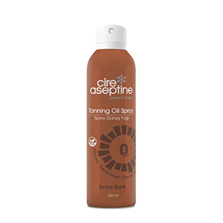 Cire Aseptine Sun 0 Spf Tanning Oil Sprey
