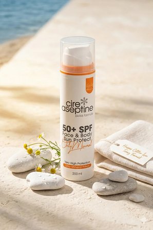 Airless Günes Koruyucu Yüz Vücut Kremi SPF 50+ Sun Protect 200 ml