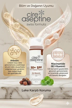 Günes Koruyucu Anti Blemsih Yüz Kremi SPF 50+ Sun Face Protect 50 ml