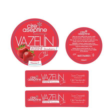 Cire Aseptine Vazelin Çilek 150 Ml