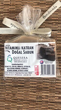 NATURAL E-VİTAMİNLİ KATRAN SABUNU COVID 19'A ETKİLİ DOĞALA ÖZDEŞ 80 GRAM.