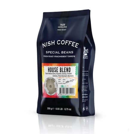 Nish Kahve House Blend Öğütülmüş Filtre Kahve 250 gr