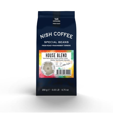 Nish Kahve House Blend Öğütülmüş Filtre Kahve 250 gr