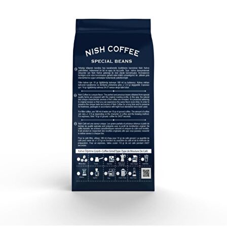 Nish Kahve Colombia Supremo Yumuşak İçim Medellin Çekirdek Kahve 250 gr