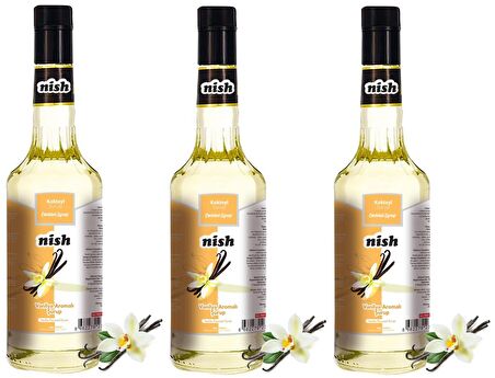 Nish Vanilya Aromalı Şurup 3 x 700 ml