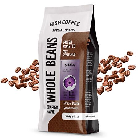 Nish Espresso Miami Kahve 1 Kg