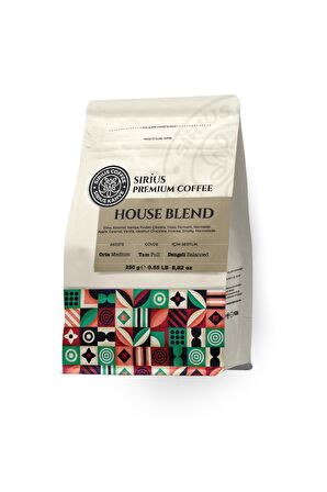 Sirius Premium Filtre Kahve House Blend 250 Gr