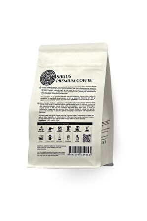 Sirius Premium Espresso Blend Portofino 250 Gr