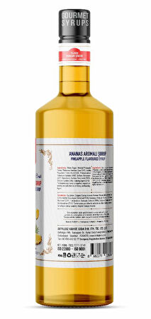 Nish Ananas Aromalı  Şurup 700 ML - Cam Şişe