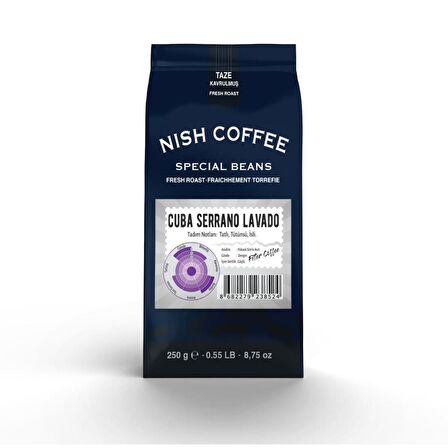 Nish Filtre Kahve Cuba Cerrano Lavado 250gr