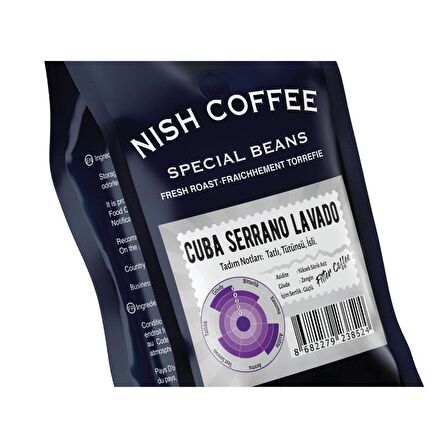 Nish Filtre Kahve Cuba Cerrano Lavado 250gr