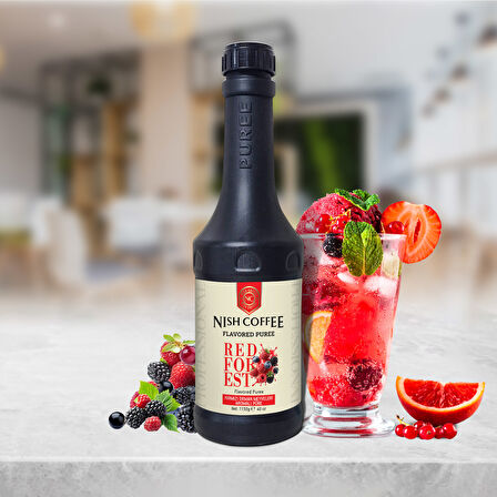 Nish Kırmızı Orman Meyveleri Aromalı Püre Sos 1.150 GR 