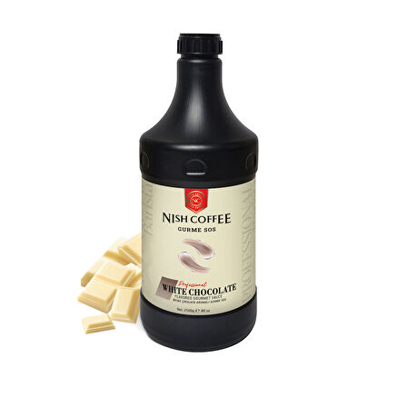 Nish Beyaz Çikolata Aromalı Gurme Sos 2.500 GR 