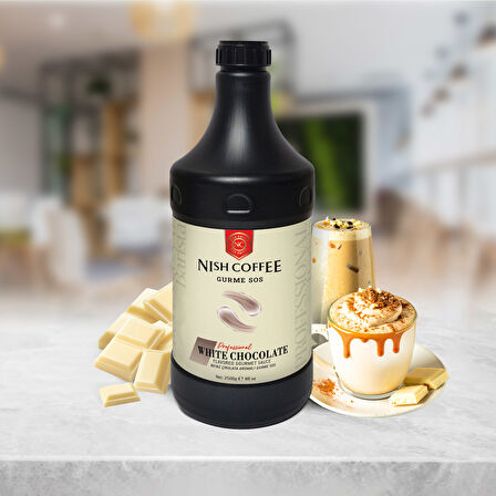 Nish Beyaz Çikolata Aromalı Gurme Sos 2.500 GR 
