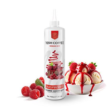 Nish Frambuaz  Aromalı Dekor Sos 750 GR 