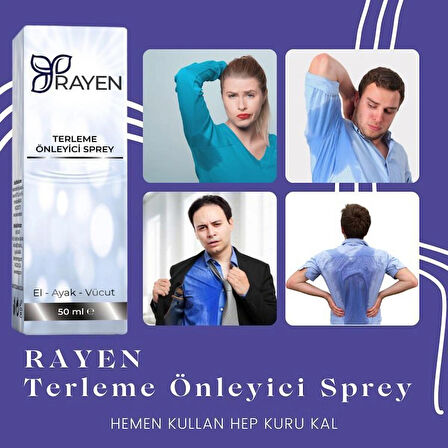 Rayen Terleme Önleyici Sprey 50ml X 3 Adet