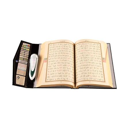 Kabe Desenli Kuran Okuyan Kalem Seti -  Cami Boy Karton Kutulu