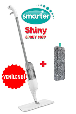 SMARTER SHINY SPREY MOP + YEDEK SET (BEYAZ)