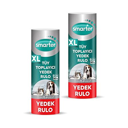 SMARTER XL TÜY TOPLAYICI YEDEK RULO 2 Lİ