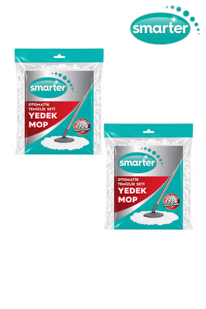 SMARTER 2 ADET OTO TEMİZLİK SETLERİNE UYUMLU MOP PASPAS 