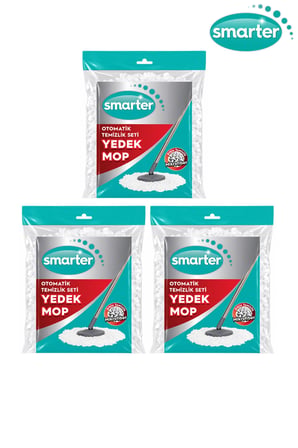 SMARTER 3 ADET OTO TEMİZLİK SETLERİNE UYUMLU MOP PASPAS