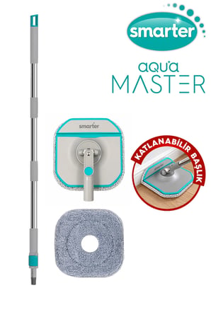 SMARTER AQUA MASTER OTOMATİK TEMİZLİK SETİ SAP+PLATE+MOP TEMİZ & KİRLİ SUYU AYIRMA ÖZELLİĞİ OTOMATİK TEMİZLİK SETİ MOP PASPAS