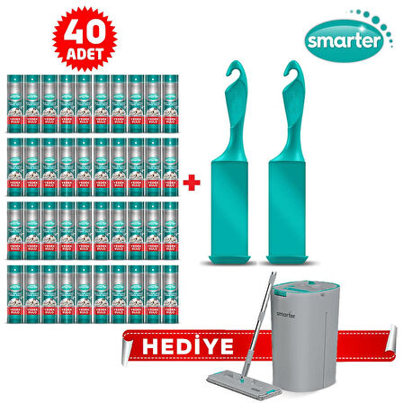 SMARTER 40'LI TÜY TOPLAYICI YEDEK 2 ADET APARAT VE AQUA JET